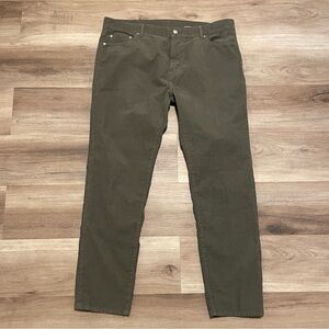 Outerknown Townes 5-pocket Olive Green Corduroy Pants Size 38 31 Inseam